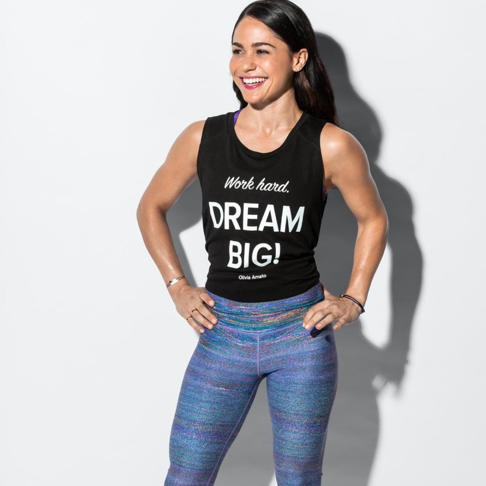 Rare! Peloton Olivia Amato tank sz M